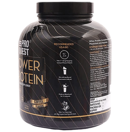 Pro Quest Power Protein Powder Coffee