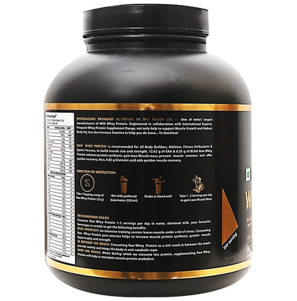 Pro Quest Raw Whey Protein Powder Unflavored