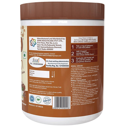 Pro360 Slim Protein with CLA & Garcinia for Nutrition | Sugar Free | Flavour Choco-Vanilla