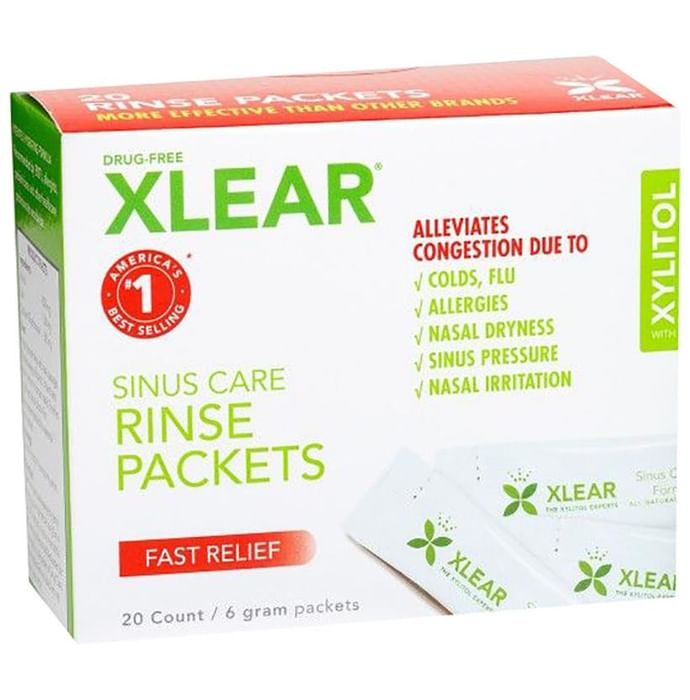 Xlear Sinus Care Rinse Packets with Xylitol (6gm Each) - Classic Derma