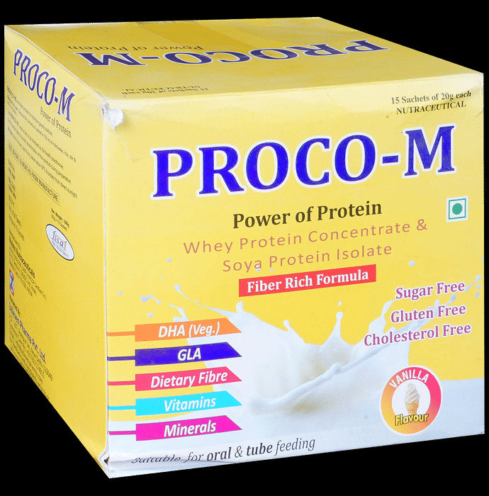 Proco -M Sugar Free Sachet Vanilla