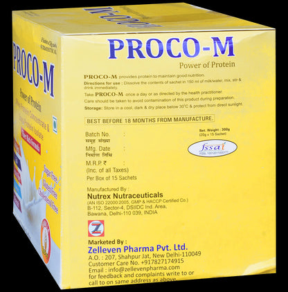 Proco -M Sugar Free Sachet Vanilla