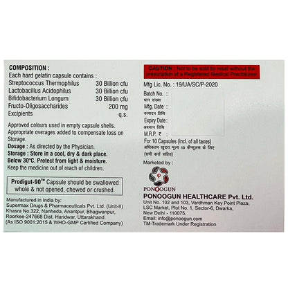 Prodigut 90 Capsule