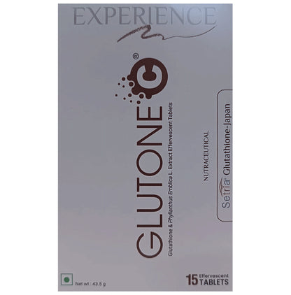 Glutone C with L-Glutathione & Vitamin C for Healthy Skin & Immunity | Effervescent Tablet - Classic Derma