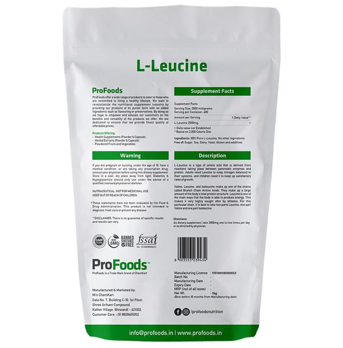 ProFoods L-Leucine Powder