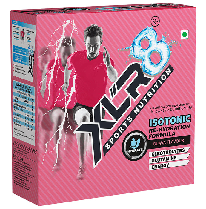 XLR8 Sports Nutrition Isotonic Re-Hydration Formula Guava - Classic Derma