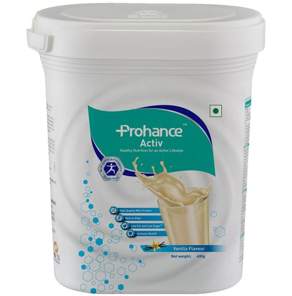 Prohance Activ Supplement with Antioxidants for Immunity | Gluten Free | Flavour Powder Vanilla - Classic Derma