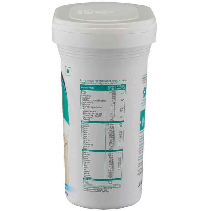 Prohance Activ Supplement with Antioxidants for Immunity | Gluten Free | Flavour Powder Vanilla