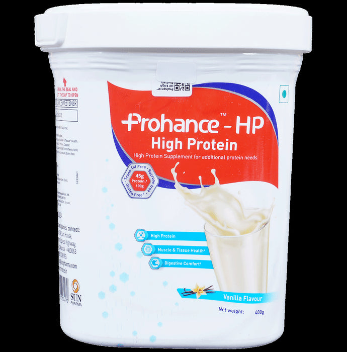 Prohance-HP High Protein Supplement for Muscles, Tissues & Digestion | Flavour Vanilla - Classic Derma
