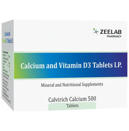 Calvirich Calcium 500 Tablet - Classic Derma