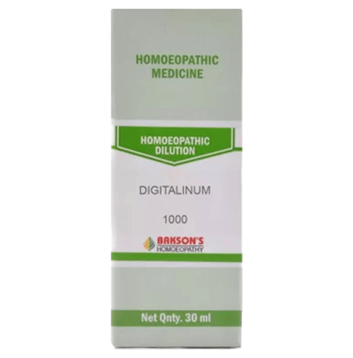 Bakson's Homeopathy Digitalinum Dilution 1000 CH - Classic Derma