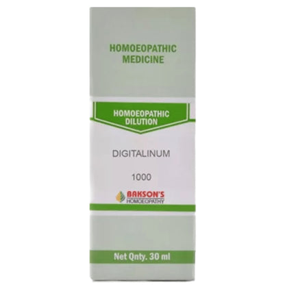 Bakson's Homeopathy Digitalinum Dilution 1000 CH - Classic Derma