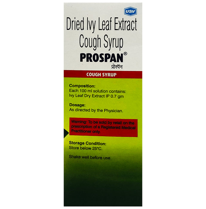 Prospan Dried Ivy Leaf Extract Cough Syrup | Sugar Free