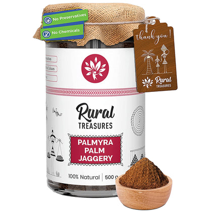 Rural Treasures Palmyra Palm Jaggery Powder - Classic Derma