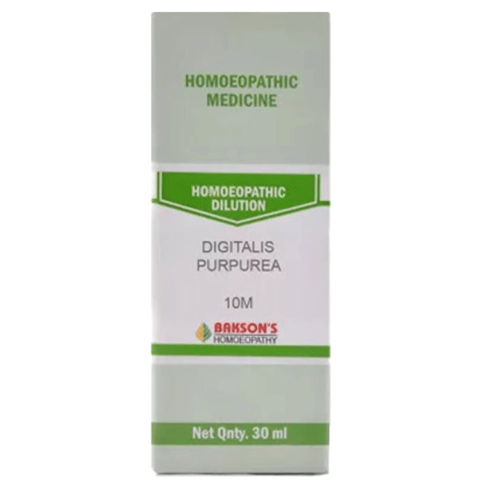 Bakson's Homeopathy Digitalis Purpurea Dilution 10M - Classic Derma