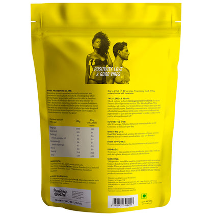 Protein World Whey Protein Isolate Powder Milk Chocolate