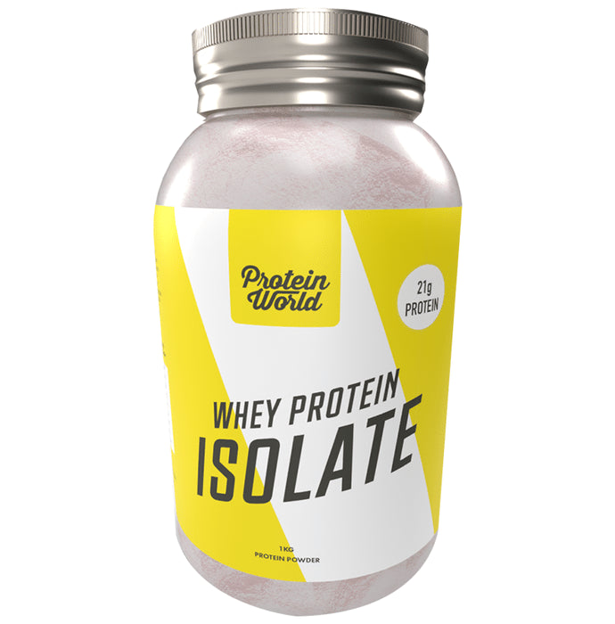Protein World Whey Protein Isolate Powder Strawberry Milkshake - Classic Derma