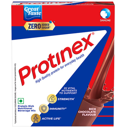 Protinex High Quality Protein | Nutritional Drink for Immunity & Strength | Zero Added Sugar Rich Chocolate Powder - Classic Derma