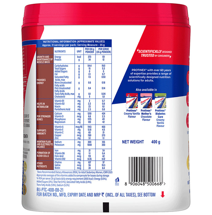 Protinex High Quality Protein | Nutritional Drink for Immunity & Strength | Zero Added Sugar Rich Chocolate Powder