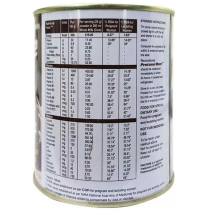 Protone Mom with DHA, Calcium & Vitamins | For Pregnancy & Lactation | Flavour Powder Chocolate