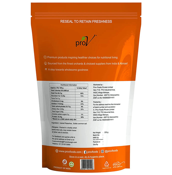 Prov Premium Pistachio California Roasted & Salted