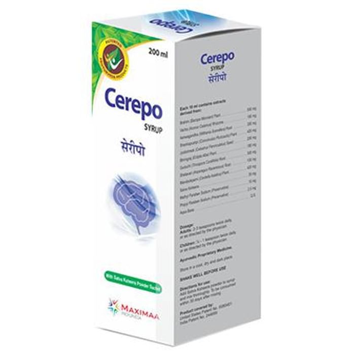 Proyurveda Cerepo Brain Tonic Syrup - Classic Derma