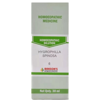 Bakson's Homeopathy Dilution Hygrophilla Spinosa 6 CH - Classic Derma