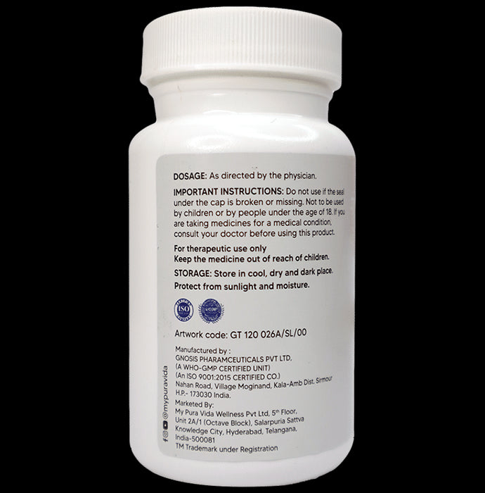 Pura Vida Biotin 10000 mcg Tablet