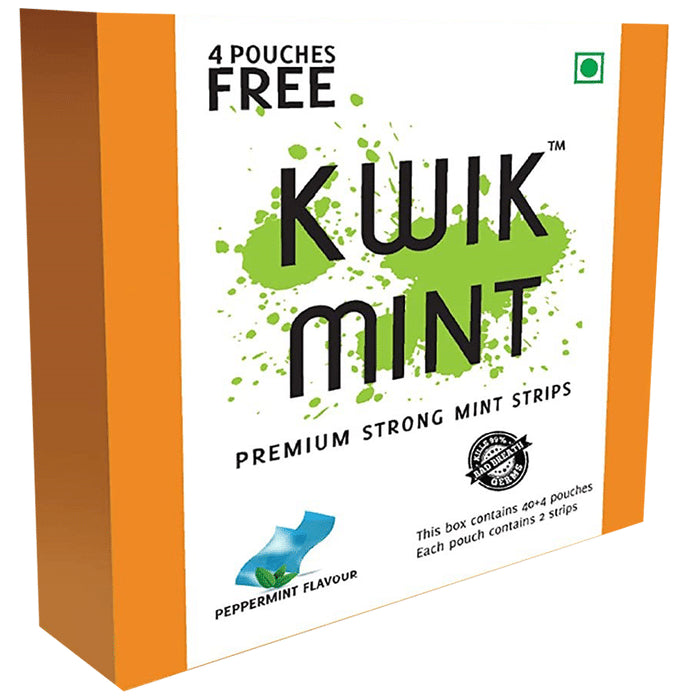 Kwik Mint Strip (88 Each) Peppermint - Classic Derma
