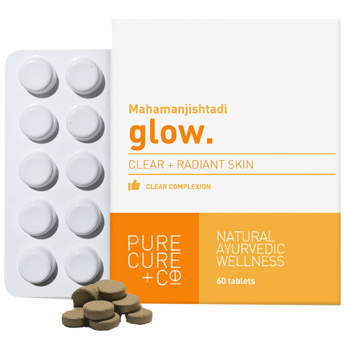 Pure Cure +Co Mahamanjishtadi Glow Tablet - Classic Derma