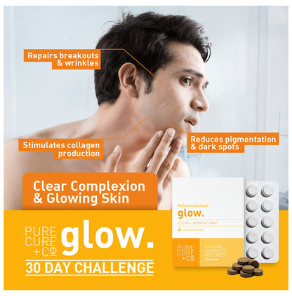 Pure Cure +Co Mahamanjishtadi Glow Tablet