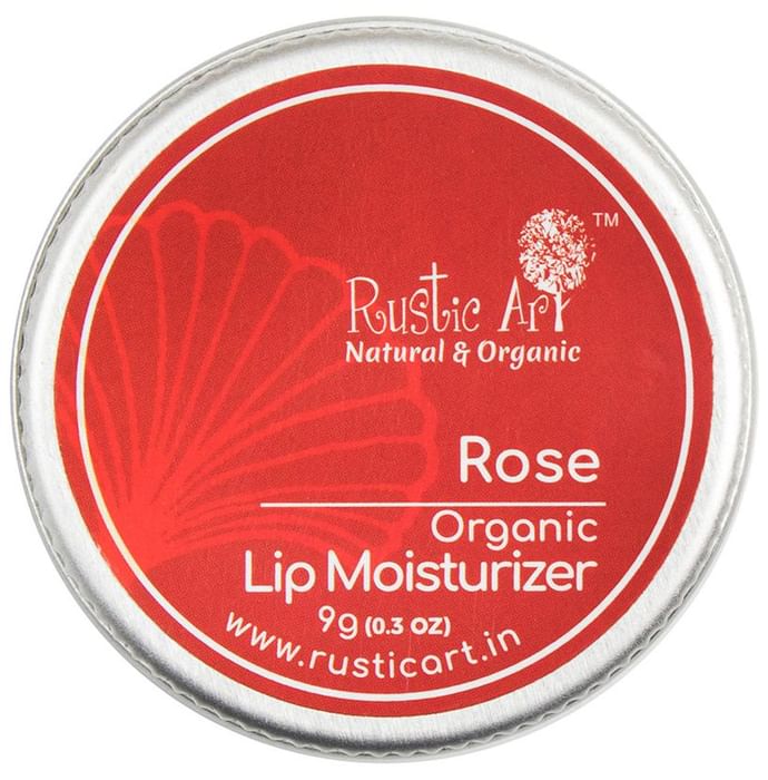 Rustic Art Natural & Organic Lip Moisturizer Rose - Classic Derma