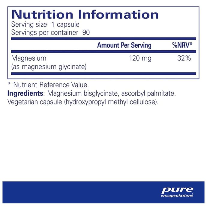 Pure Encapsulations Magnesium (Glycenate) Capsule