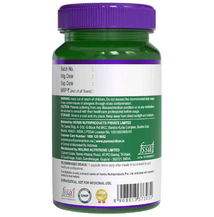 Pure Nutrition Progut Probiotics 50 Billion CFU for Digestion & Gut Health | Capsule