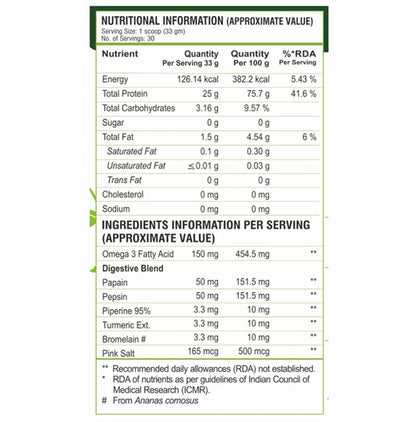 Pure Nutrition Pure Vegan Protein Powder Chocolate