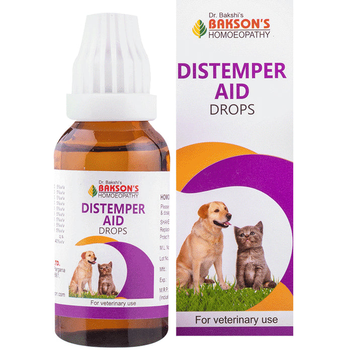 Bakson's Homeopathy Distemper Aid Drop - Classic Derma