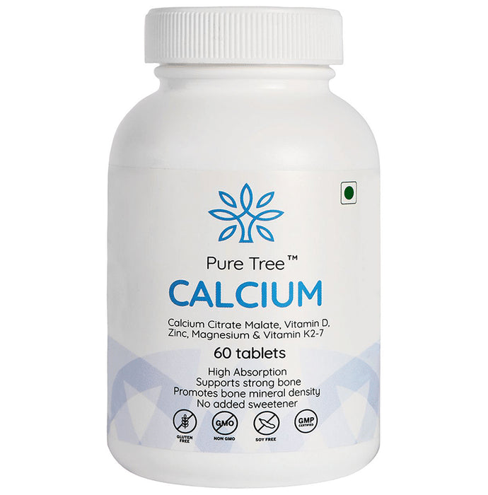 Pure Tree Calcium 1000mg Tablet - Classic Derma