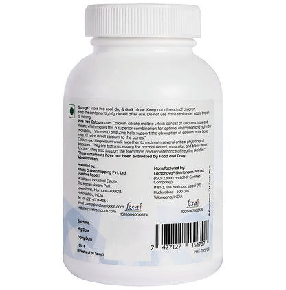 Pure Tree Calcium 1000mg Tablet