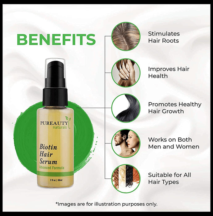 Pureauty Naturals Biotin Hair Serum Advanced Formula
