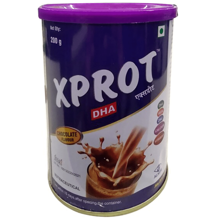 Xprot DHA with Vitamins & Calcium | Flavour Powder Chocolate - Classic Derma