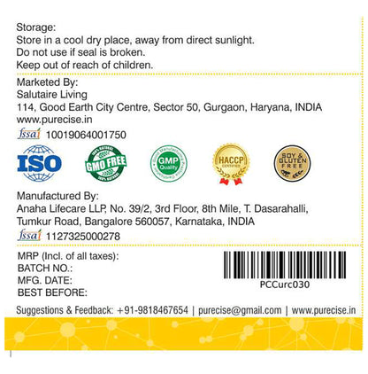 Purecise CurcuPure Vegan Capsule