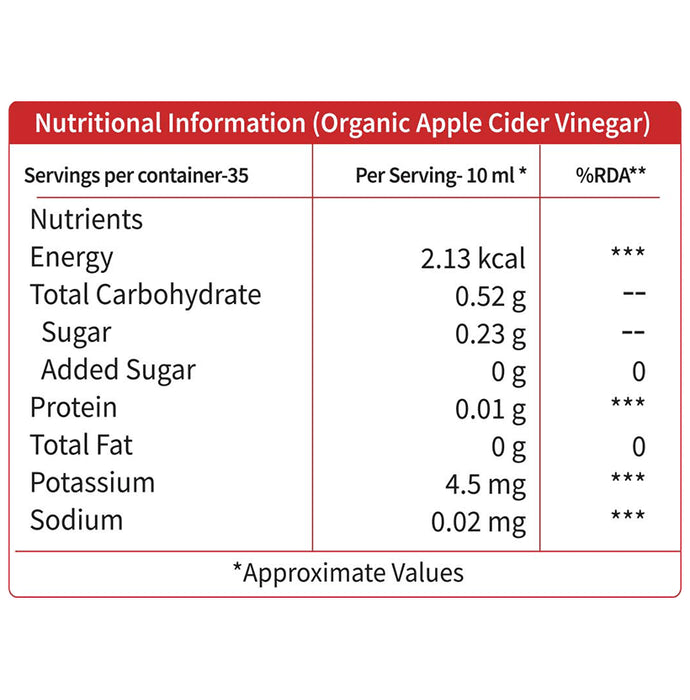 Neuherbs Apple Cider Vinegar with Mother- Raw, Unfiltered, Unpasteurized