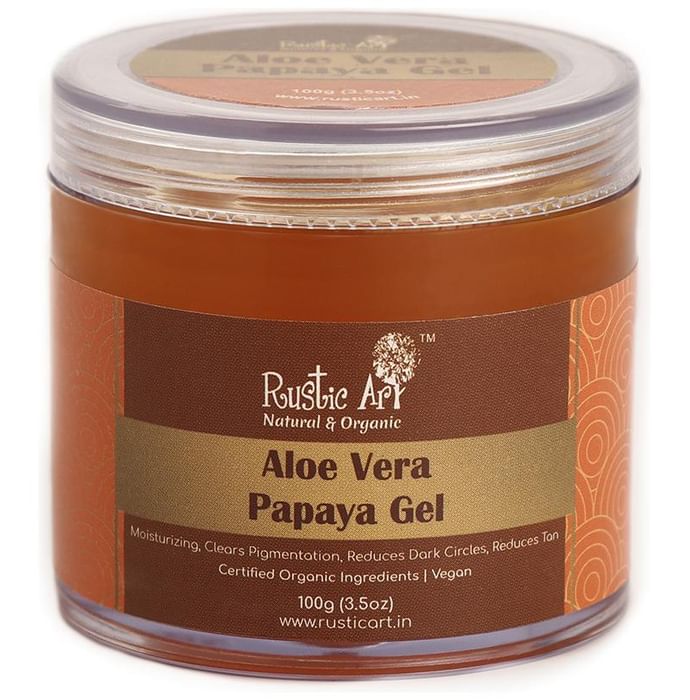Rustic Art Organic Aloe Vera Papaya Gel - Classic Derma