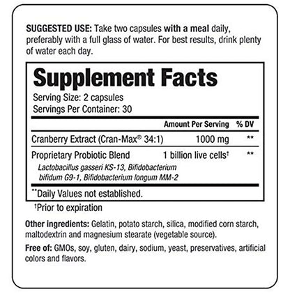 Kyolic Kyo-Dophilus Cran+ Probiotic Capsule