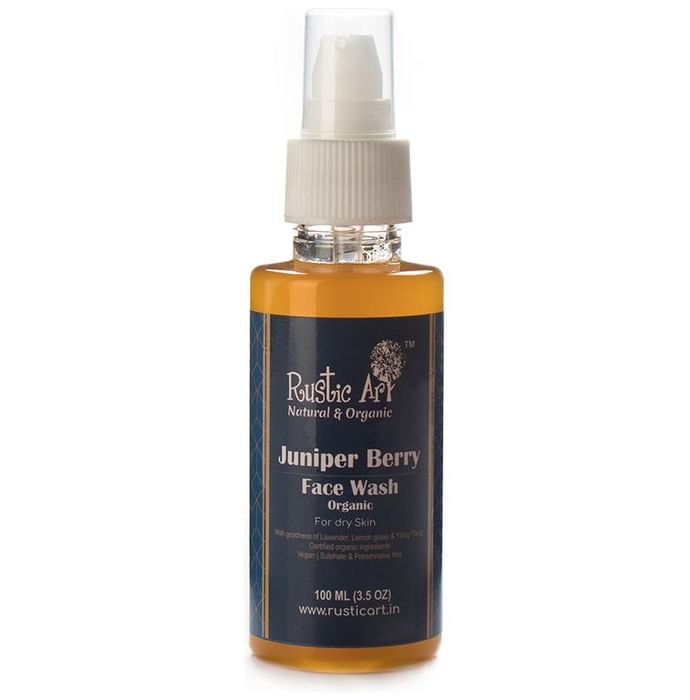Rustic Art Organic Juniper Berry Face Wash - Classic Derma