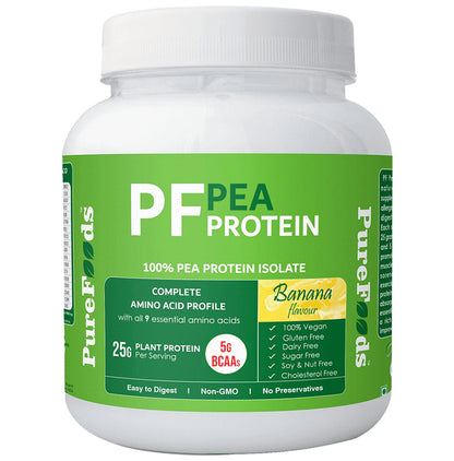 PureFoods PF Pea Protein Isolate Banana - Classic Derma