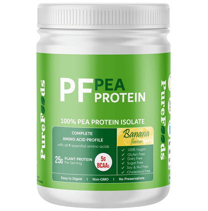 PureFoods PF Pea Protein Isolate Banana - Classic Derma