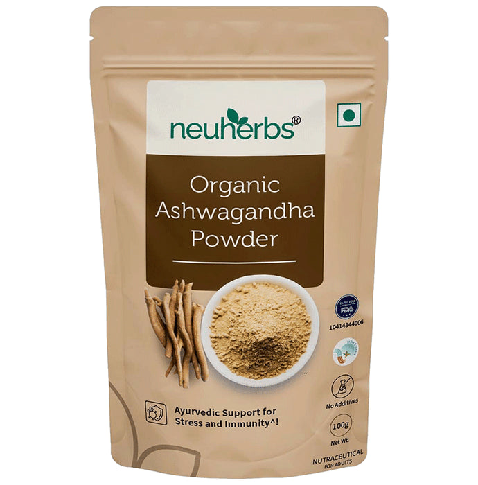Neuherbs Organic Ashwagandha Powder - Classic Derma