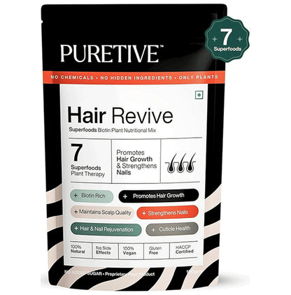 Puretive Hair Revive Biotin Plant Nutritional Mix