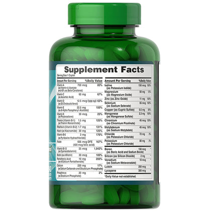 Puritan's Pride ABC Plus Senior Multi Coated Caplet